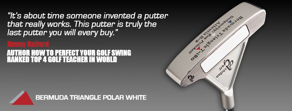 Bermuda Triangle Polar White putter