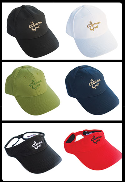 ashdon golf headwear